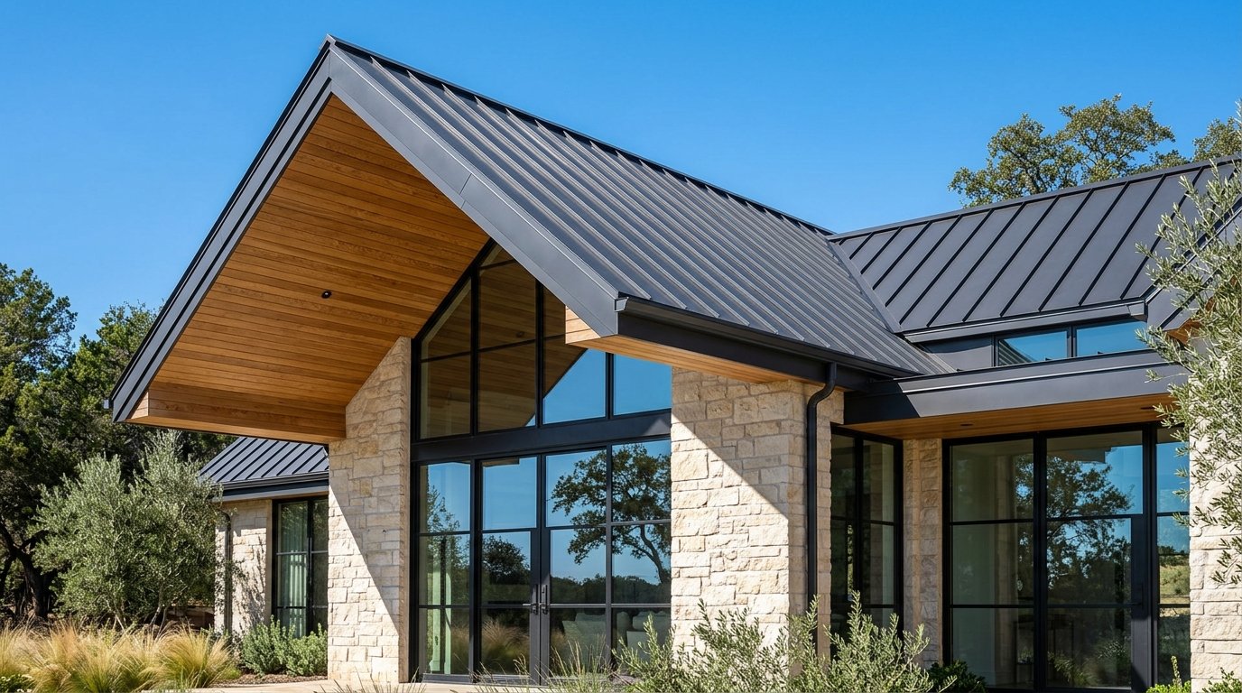 Modern architectural roof construction and engineering by General Roofing Solutions